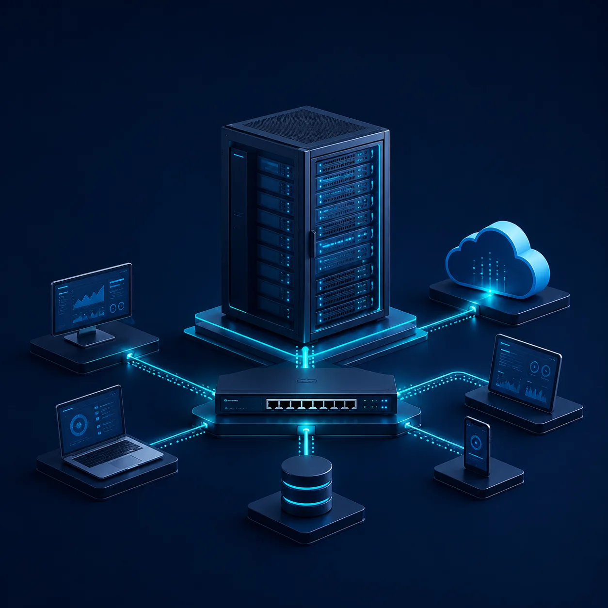 Ağ, MikroTik ve Firewall Yönetimi görseli