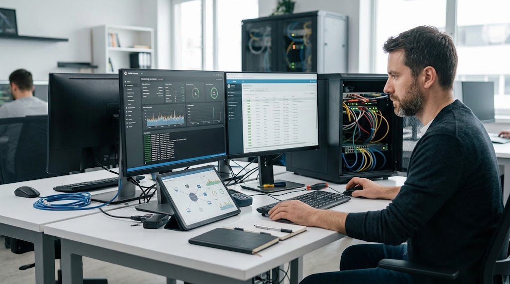 Ağ, MikroTik ve Firewall Yönetimi görseli