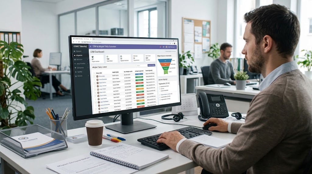 CRM ve Müşteri Takip Sistemleri görseli
