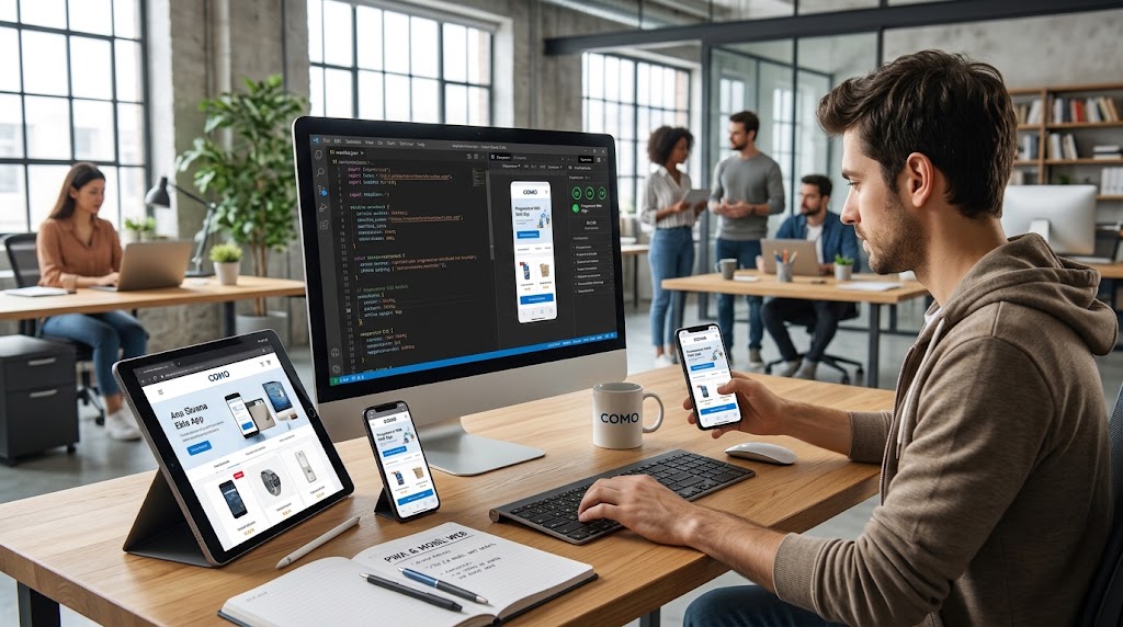 Mobil Web ve PWA Uygulamaları görseli