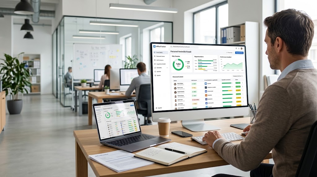 OfficeTracker – Personel Verimlilik ve Bilgisayar Takip Sistemi görseli